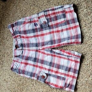Timberland plaid cargo shorts boy size 4